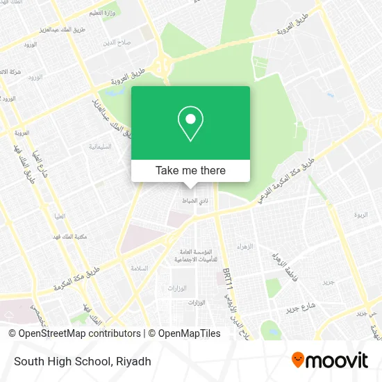 South High School map
