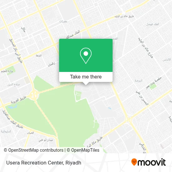 Usera Recreation Center map