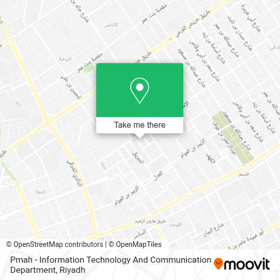 Pmah - Information Technology And Communication Department map