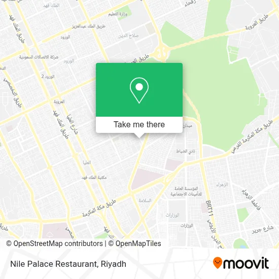 Nile Palace Restaurant map