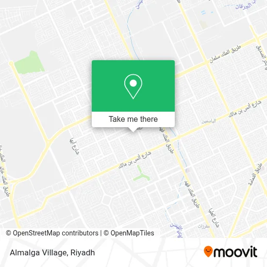 Almalga Village map