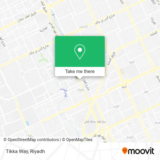 Tikka Way map