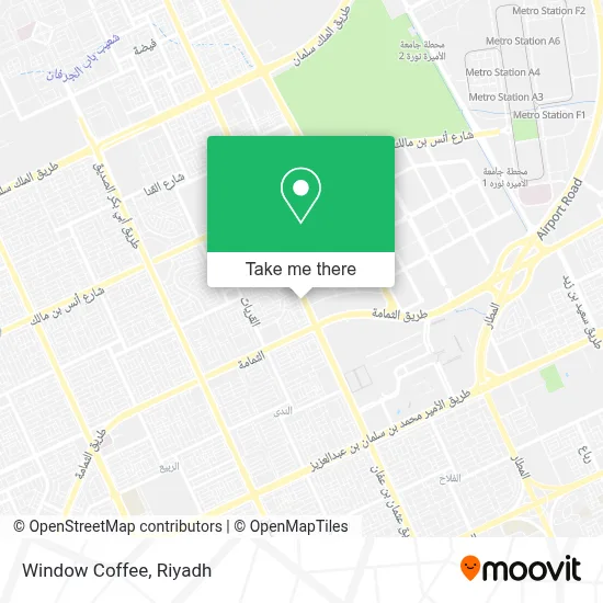 Window Coffee map