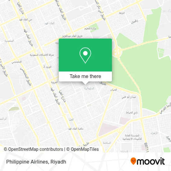 Philippine Airlines map