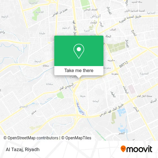 Al Tazaj map