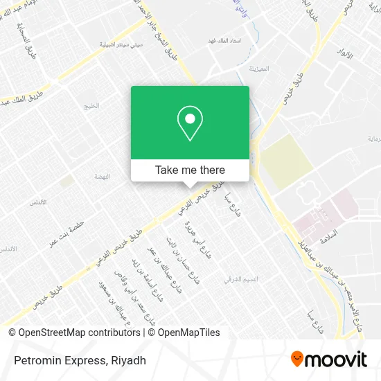 Petromin Express map