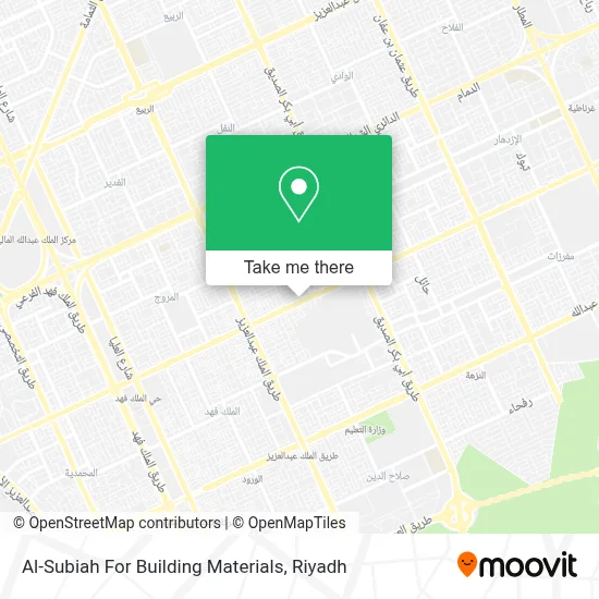 Al-Subiah For Building Materials map