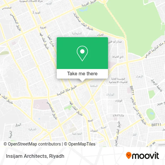 Insijam Architects map
