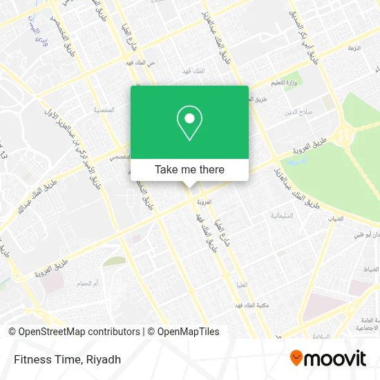 Fitness Time map