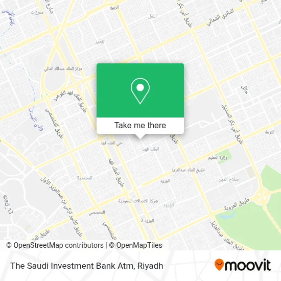 The Saudi Investment Bank Atm map
