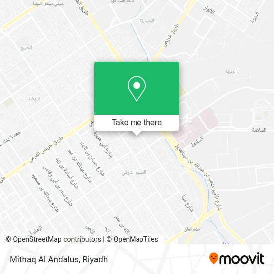 Mithaq Al Andalus map