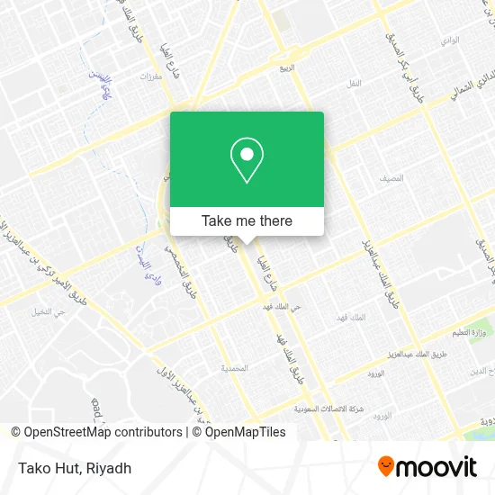 Tako Hut map