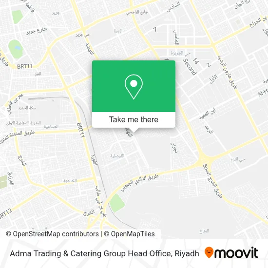 Adma Trading & Catering Group Head Office map
