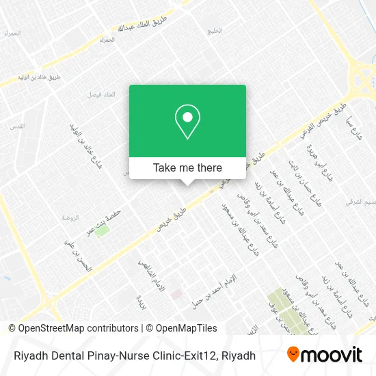 Riyadh Dental Pinay-Nurse Clinic-Exit12 map
