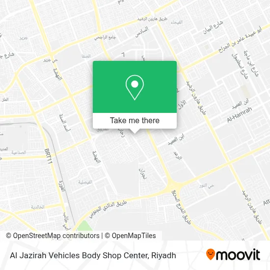 Al Jazirah Vehicles Body Shop Center map