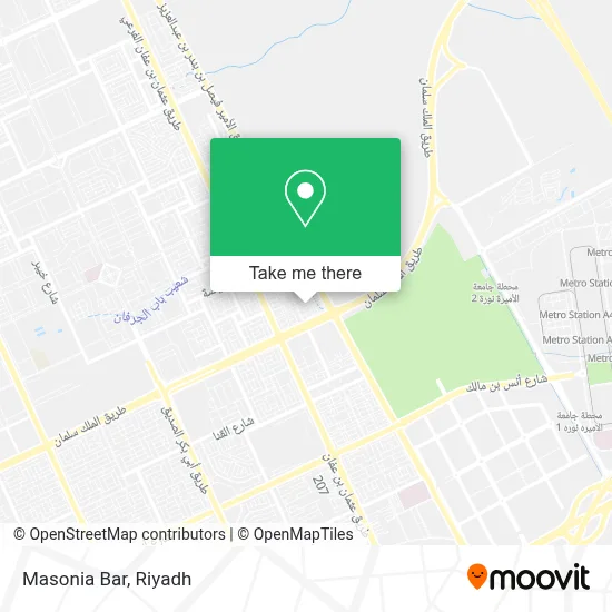 Masonia Bar map