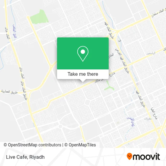 Live Cafe map