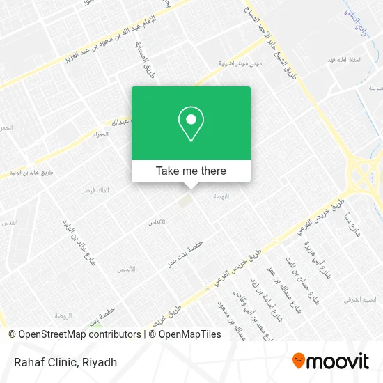 Rahaf Clinic map