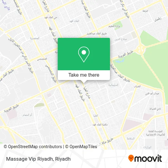 Massage Vip Riyadh map