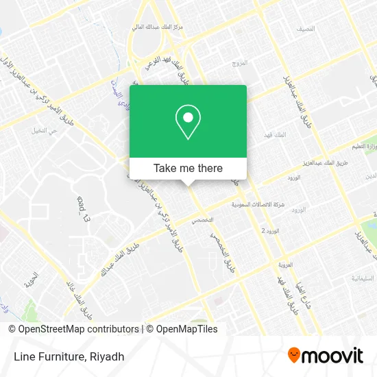 Line Furniture map