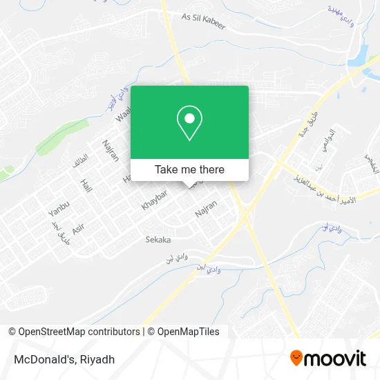 McDonald's map