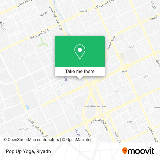 Pop Up Yoga map