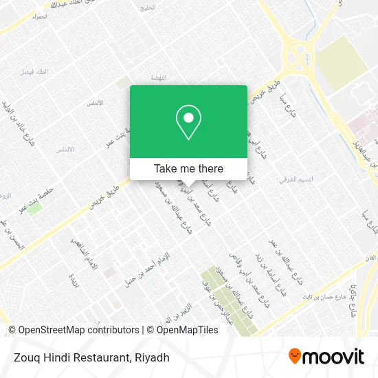 Zouq Hindi Restaurant map