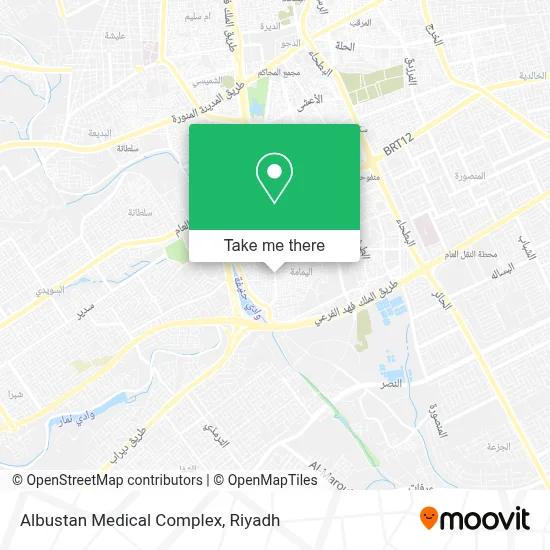 Albustan Medical Complex map