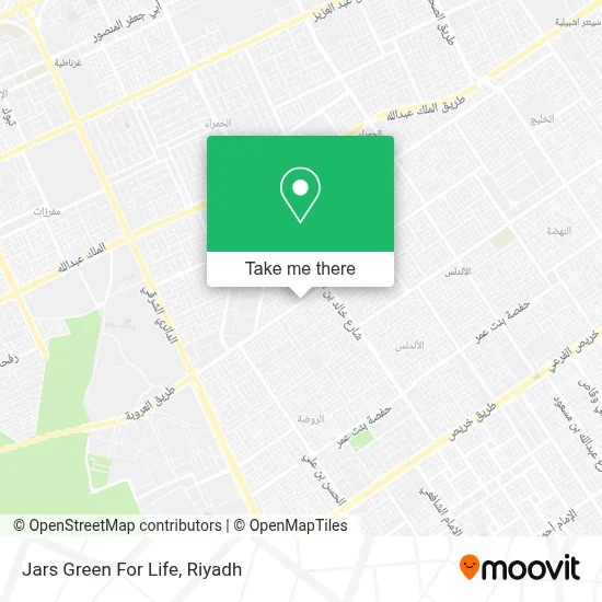 Jars Green For Life map