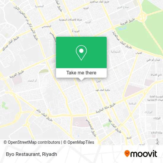 Byo Restaurant map