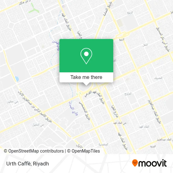 Urth Caffè map