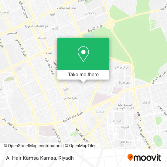 Al Hair Kamsa Kamsa map