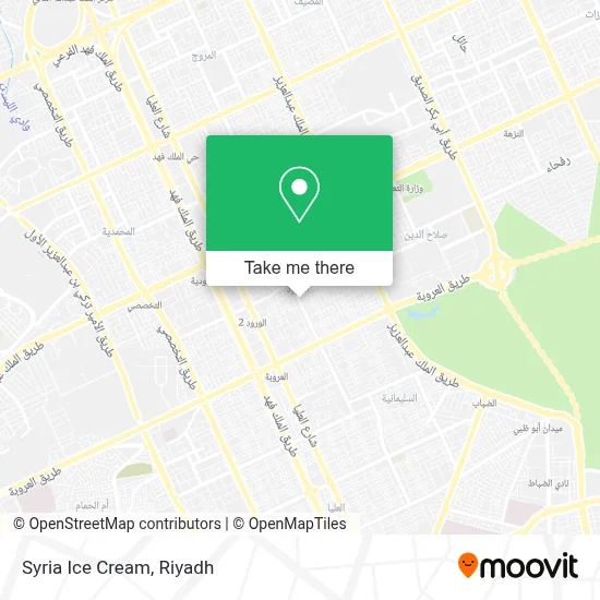 Syria Ice Cream map