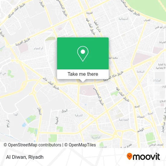 Al Diwan map