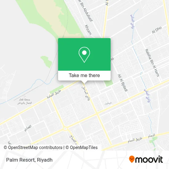 Palm Resort map