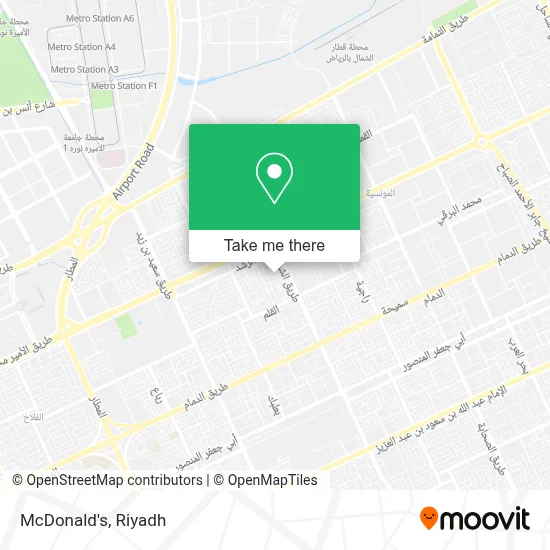 McDonald's map