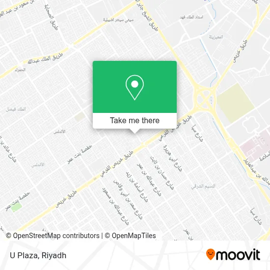 U Plaza map