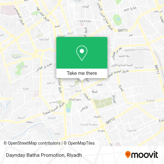 Daynday Batha Promotion map