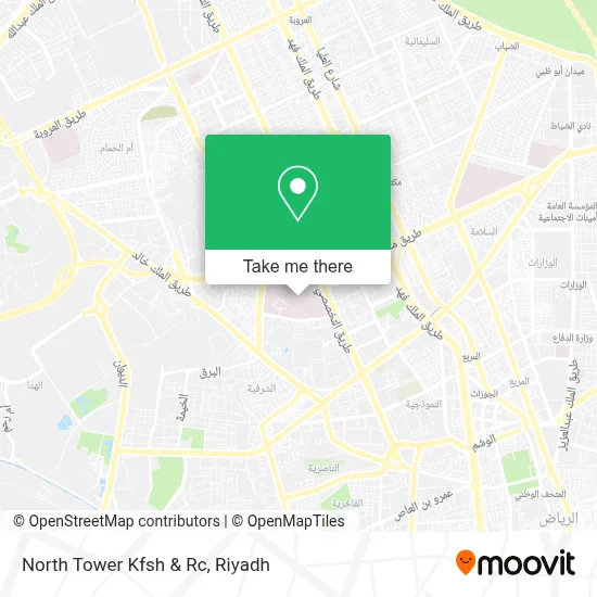North Tower Kfsh & Rc map