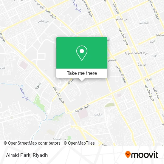Alraid Park map