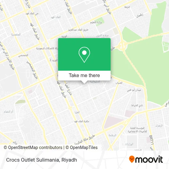 Crocs Outlet Sulimania map