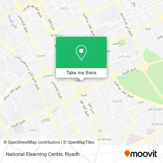 National Elearning Center map
