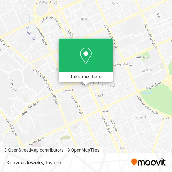 Kunzite Jewelry map