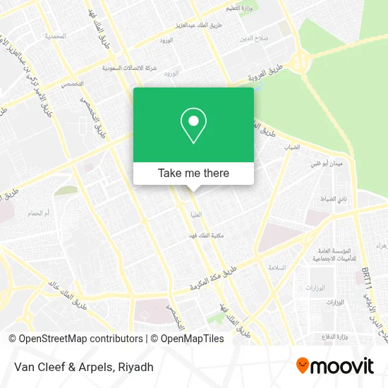 Van Cleef & Arpels map