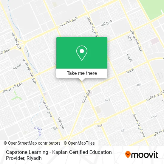 Capstone Learning - Kaplan Certified Education Provider map