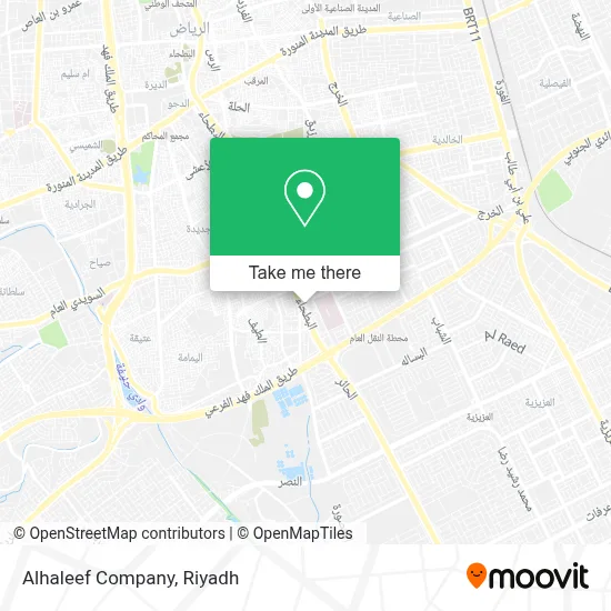 Alhaleef Company map