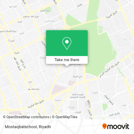 Mostaqbalschool map