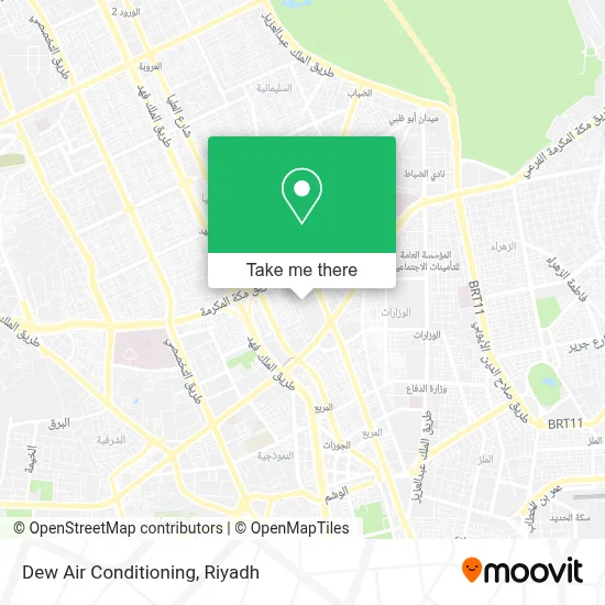 Dew Air Conditioning map