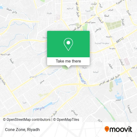 Cone Zone map