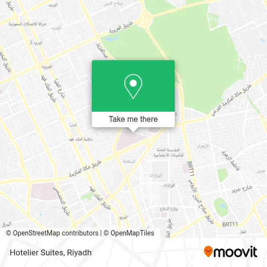 Hotelier Suites map